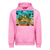 Fuchsia Pink camping is my happy place Urban Hoodie - AdoDesignShop
