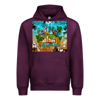Mauve Wine camping is my happy place Urban Hoodie - AdoDesignShop