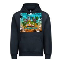 Navy camping is my happy place Urban Hoodie - AdoDesignShop
