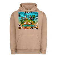 Pigment Burro camping is my happy place Urban Hoodie - AdoDesignShop
