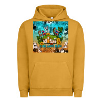 Pigment Peanut Butter camping is my happy place Urban Hoodie - AdoDesignShop