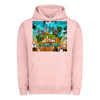 Pigment Salmon camping is my happy place Urban Hoodie - AdoDesignShop
