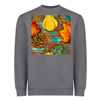 Storm fall pumpkins seamless pattern Heavyweight Sweatshirt - BundleAndBundleShop