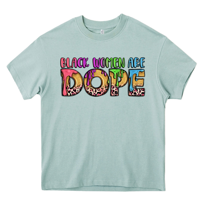 Black Women Are Dope Heavy Core Tee by LillyAllenDesigns | Teevron