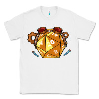 White Dnd Artificer Classic Tee - minhPixels