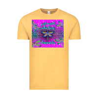 Vintage Mustard just a girl who loves dragonfiles Vintage Tee - TumblerDesignByShophia