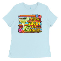 Life Is Short Make It Salty Ladies Tee | Teevron