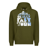 Army Green better off dead Premium Hoodie - minhPixels