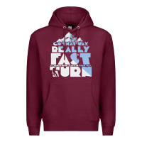 Burgundy better off dead Premium Hoodie - minhPixels