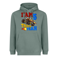 I'am Five Truck Yeah Heavyweight Hoodie | Teevron