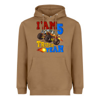 Toasted Coconut i'am five truck yeah Heavyweight Hoodie - Artiststas