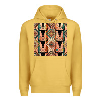 Antique Gold native american aztec seamless pattern 4 Premium Hoodie - BundleAndBundleShop