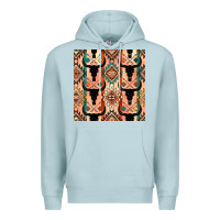 Blue Mist native american aztec seamless pattern 4 Premium Hoodie - BundleAndBundleShop