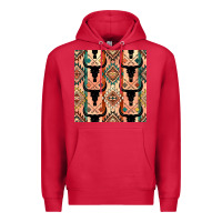 Cardinal native american aztec seamless pattern 4 Premium Hoodie - BundleAndBundleShop