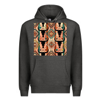 Charcoal Heather native american aztec seamless pattern 4 Premium Hoodie - BundleAndBundleShop