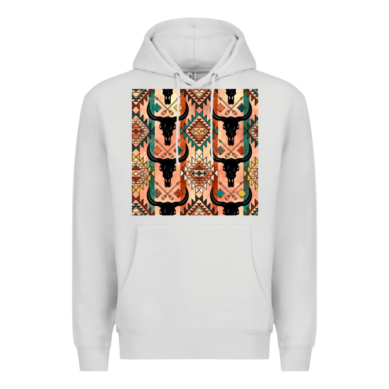 Native American Aztec Seamless Pattern 4 Premium Hoodie by BundleAndBundleShop | Teevron