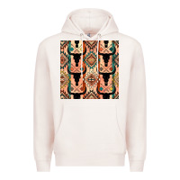 Pale Pink native american aztec seamless pattern 4 Premium Hoodie - BundleAndBundleShop