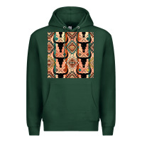 Sports Green native american aztec seamless pattern 4 Premium Hoodie - BundleAndBundleShop