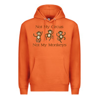 Carrot Womens Not My Circus Not My Monkeys Gifts - Funny Political Novelty V- Premium Hoodie - minhPixels