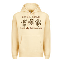 Pina Colada Womens Not My Circus Not My Monkeys Gifts - Funny Political Novelty V- Premium Hoodie - minhPixels