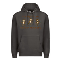 Smoke Womens Not My Circus Not My Monkeys Gifts - Funny Political Novelty V- Premium Hoodie - minhPixels