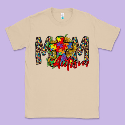 Mom Autism 2 Classic Tee Designed By Racoondesign