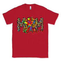 Red mom autism 2 Classic Tee - RacoonDesign