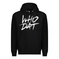 Black Who Dat GIFT Premium Hoodie - minhPixels