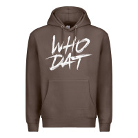 Coffee Who Dat GIFT Premium Hoodie - minhPixels