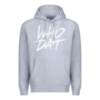 Heather Grey Who Dat GIFT Premium Hoodie - minhPixels
