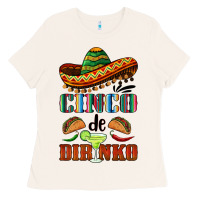 Bone cinco de dirinko sombrero Ladies Tee - BarkalooDesign