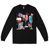 Black american wine Long Sleeve Tee - CowGirlArtShop