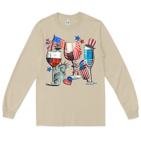 Mushroom american wine Long Sleeve Tee - CowGirlArtShop