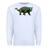 White ankylosaurus Premium Sweatshirt - Artiststas