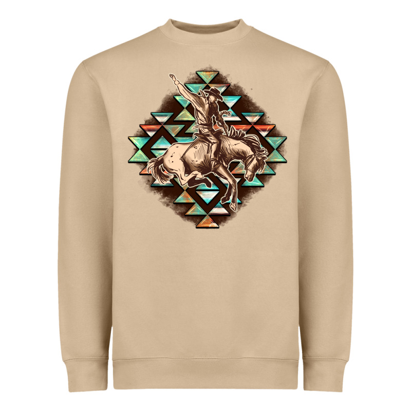 Aztec Symbol Rodeo Heavyweight Sweatshirt by FaDigitalArtStudio | Teevron