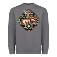 Storm Aztec symbol rodeo Heavyweight Sweatshirt - FaDigitalArtStudio