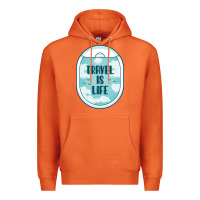 Carrot Travel Is Life Funny Traveling Gift Premium Hoodie - minhPixels