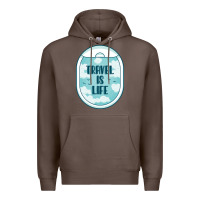 Coffee Travel Is Life Funny Traveling Gift Premium Hoodie - minhPixels