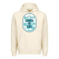 Tofu Travel Is Life Funny Traveling Gift Premium Hoodie - minhPixels