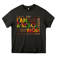 Asphalt i am a black mom Heavy Core Tee - LillyAllenDesigns