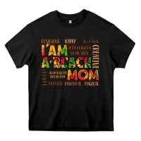 Black i am a black mom Heavy Core Tee - LillyAllenDesigns