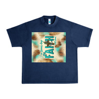 Navy faith with cross Urban Heavy Tee - TumblerDesignByShophia