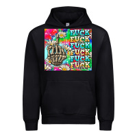 Black fuck everything skeletons Urban Hoodie - AdoDesignShop