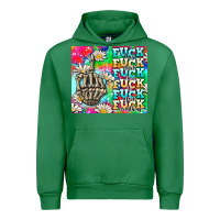 Emerald fuck everything skeletons Urban Hoodie - AdoDesignShop