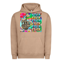 Pigment Burro fuck everything skeletons Urban Hoodie - AdoDesignShop