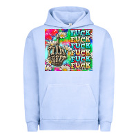 Pigment Grape Ice fuck everything skeletons Urban Hoodie - AdoDesignShop