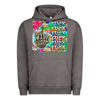 Pigment Tornado fuck everything skeletons Urban Hoodie - AdoDesignShop
