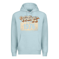 Blue Mist 46 Year Old Vintage 1976 Men Women 46th Birthday Decor Premium Hoodie - minhPixels
