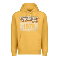 Mustard 46 Year Old Vintage 1976 Men Women 46th Birthday Decor Premium Hoodie - minhPixels