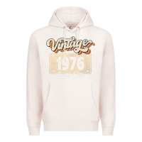 Pale Pink 46 Year Old Vintage 1976 Men Women 46th Birthday Decor Premium Hoodie - minhPixels